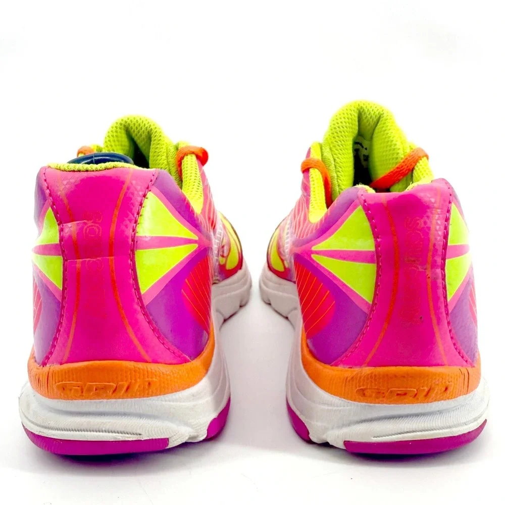 Saucony Kinvara 4 Running Shoes Girls 6.5  Fushia Pink Neon Yellow Running